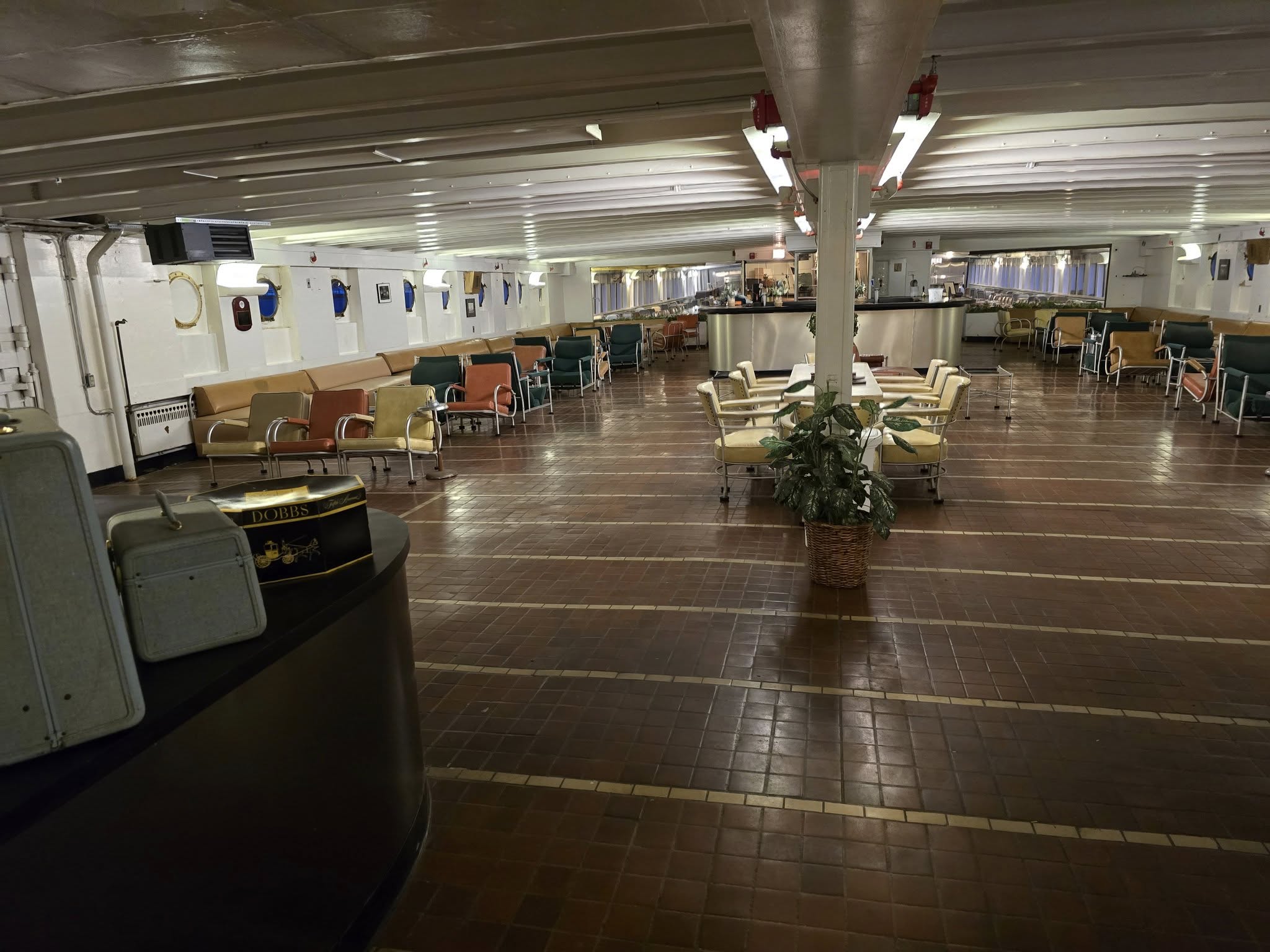 Art Deco interior aboard the Milwaukee Clipper