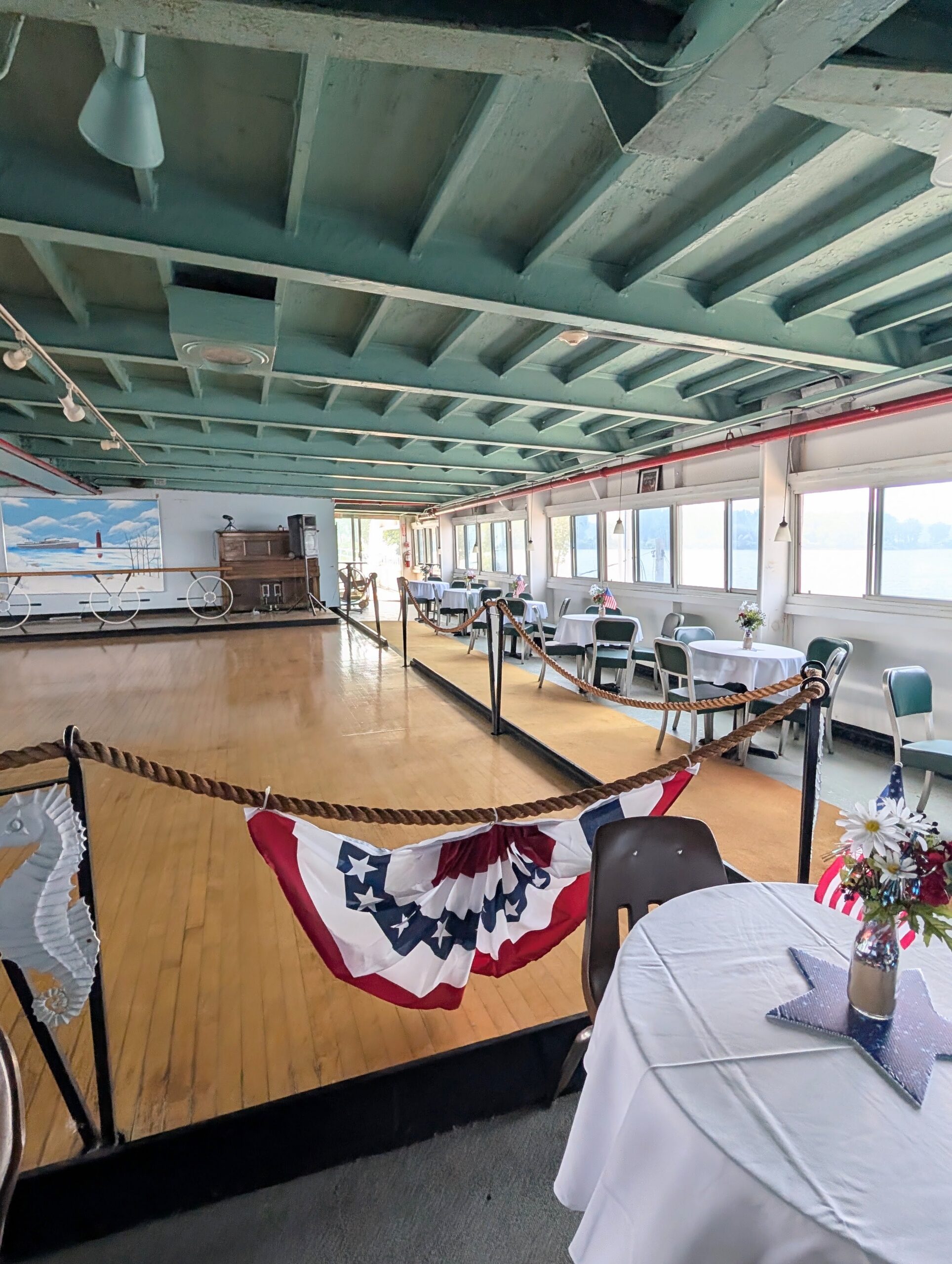 beautiful ball room aboard the clipper